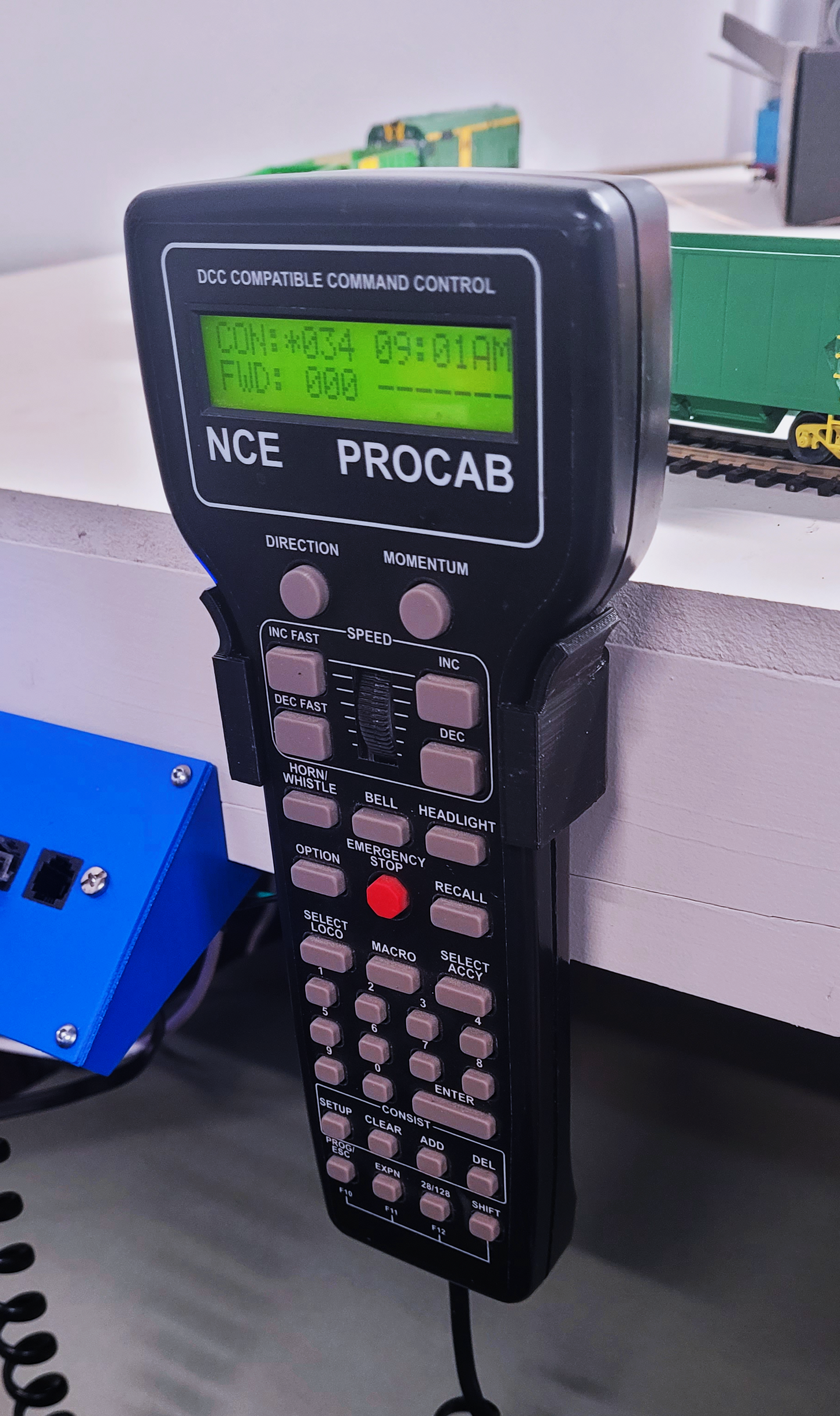 NCE DCC PowerCab/ProCab holder